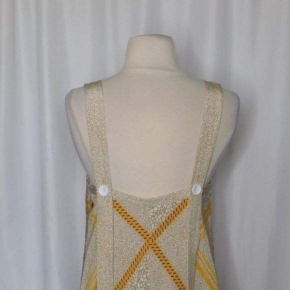 DEREK LAM 10 Crosby Silk Printed Layered Tank Top Abstract Geometric Size 4 - Picture 9 of 14